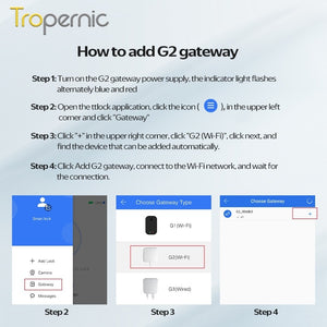 [24h Ship Out] TTLOCK App G2 WiFi Gateway Hub Smart Door Lock Bluetooth to WiFi Converter Smart Home Bridge Voice Control for Alexa