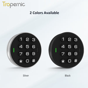 [Public Mode] 2 In 1 Smart Drawer Lock Password Cabinet Lock with IC Card Keyless Universal Cabinet Lock for Home Hotel Sauna Room