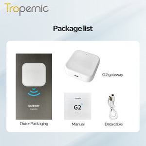 [24h Ship Out] TTLOCK App G2 WiFi Gateway Hub Smart Door Lock Bluetooth to WiFi Converter Smart Home Bridge Voice Control for Alexa