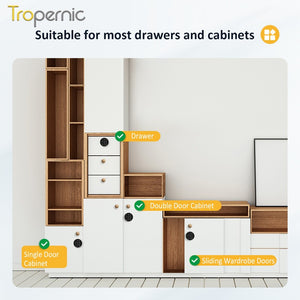 [Public Mode] 2 In 1 Smart Drawer Lock Password Cabinet Lock with IC Card Keyless Universal Cabinet Lock for Home Hotel Sauna Room