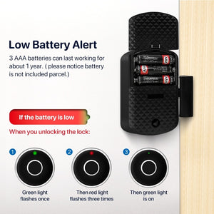 [20 Fingerprint Capacity] Tuya Smart Cabinet Lock Fingerprint Anti Theft Drawer Lock Bluetooth Unlock Keyless Smart Drawer Lock for Private Cabinet