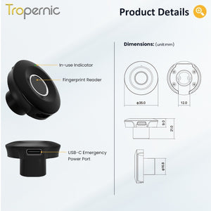 Fingerprint Smart Cabinet Lock NFC Drawer Lock with Public Mode for Home Public Cabinet