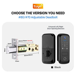[Photo Capture] Tuya Samrt Door Lock with Camera APP Remote Unlock Fully Automatic Door Knob Keyless Entry Fingerprint Password IC Card Key Unlock for Bedroom Single Handle