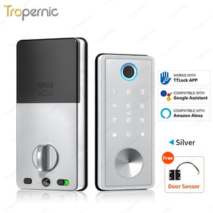 [24h Ship Out] TTLOCK Fully Automatic Smart Door Lock 60/70MM Single Latch Digital Door Lock with Sliding Cover Password IC Card Key Unlock