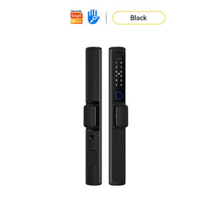 [24h Ship Out] Tuya/TTLOCK Sliding Door Lock Waterproof Smart Door Lock with Short Handle Anti Theft Lock Semi Automatic Digital Lock Fingerprint Smart Lock for Home Office