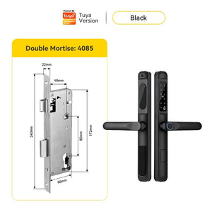[COD] Tuya Smart Lock with Doorbell Waterproof Sliding Door Lock APP Remote Unlock Fingerprint Door Knob Password Digital Door Lock for Aluminum Door