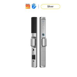[24h Ship Out] Tuya/TTLOCK Sliding Door Lock Waterproof Smart Door Lock with Short Handle Anti Theft Lock Semi Automatic Digital Lock Fingerprint Smart Lock for Home Office
