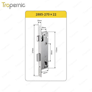 50/72/85/Series Universal Lock Body Lock Mortise Door Lock Applicable to Wooden Door Metal Door Hotel Lock Glass Lock Fingerprint Lock Combination Lock Electronic Lock Induction Lo