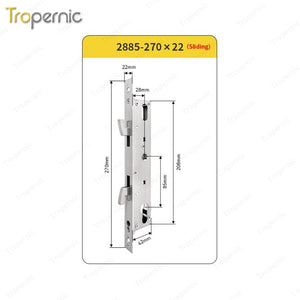 50/72/85/Series Universal Lock Body Lock Mortise Door Lock Applicable to Wooden Door Metal Door Hotel Lock Glass Lock Fingerprint Lock Combination Lock Electronic Lock Induction Lo