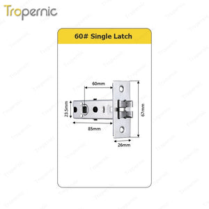 50/72/85/Series Universal Lock Body Lock Mortise Door Lock Applicable to Wooden Door Metal Door Hotel Lock Glass Lock Fingerprint Lock Combination Lock Electronic Lock Induction Lo