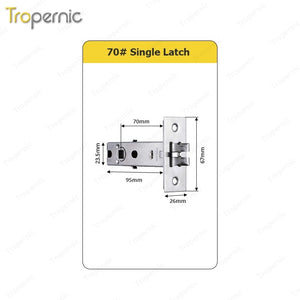 50/72/85/Series Universal Lock Body Lock Mortise Door Lock Applicable to Wooden Door Metal Door Hotel Lock Glass Lock Fingerprint Lock Combination Lock Electronic Lock Induction Lo