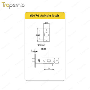 50/72/85/Series Universal Lock Body Lock Mortise Door Lock Applicable to Wooden Door Metal Door Hotel Lock Glass Lock Fingerprint Lock Combination Lock Electronic Lock Induction Lo