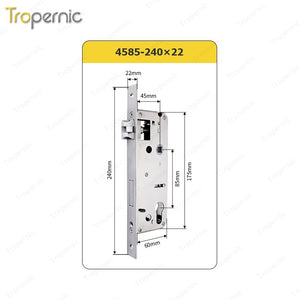 50/72/85/Series Universal Lock Body Lock Mortise Door Lock Applicable to Wooden Door Metal Door Hotel Lock Glass Lock Fingerprint Lock Combination Lock Electronic Lock Induction Lo
