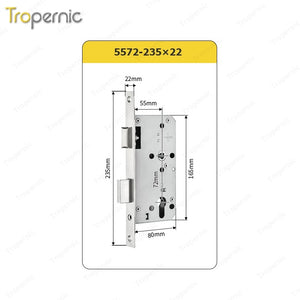 50/72/85/Series Universal Lock Body Lock Mortise Door Lock Applicable to Wooden Door Metal Door Hotel Lock Glass Lock Fingerprint Lock Combination Lock Electronic Lock Induction Lo
