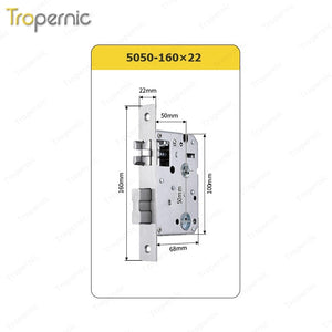 50/72/85/Series Universal Lock Body Lock Mortise Door Lock Applicable to Wooden Door Metal Door Hotel Lock Glass Lock Fingerprint Lock Combination Lock Electronic Lock Induction Lo