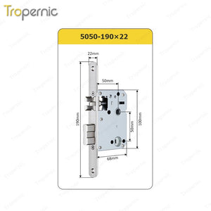50/72/85/Series Universal Lock Body Lock Mortise Door Lock Applicable to Wooden Door Metal Door Hotel Lock Glass Lock Fingerprint Lock Combination Lock Electronic Lock Induction Lo