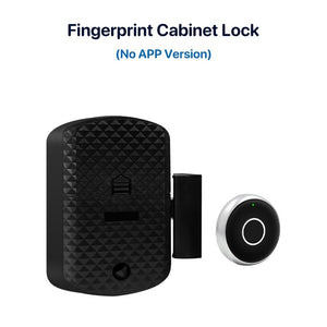 [20 Fingerprint Capacity] Tuya Smart Cabinet Lock Fingerprint Anti Theft Drawer Lock Bluetooth Unlock Keyless Smart Drawer Lock for Private Cabinet